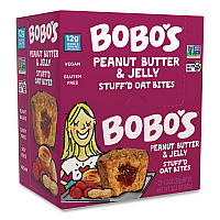 Stuff'd Oatmeal Bites, Peanut Butter and Jelly, 1.3 oz Individually Wrapped, 25/Box (00216)