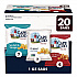 Gluten-Free Potato Chips Variety Pack, Sea Salt and Vinegar/Sweet Mesquite Barbeque/Original Sea Salt, 1 oz Bag, 20/Carton (SNY00342)