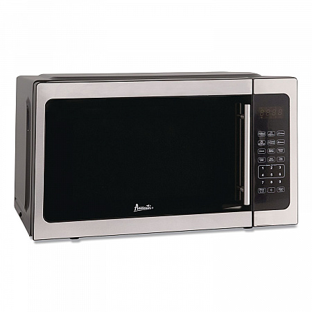 1.5 cu ft Countertop Microwave, 1,000 W, Stainless Steel/Black (MT150V3S)