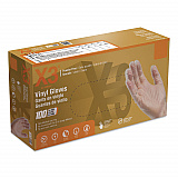 Industrial Vinyl Gloves, Powder-Free, Medium, 3 mil Thick, 9.5" Long, Clear, 100/Box (GPX344100)