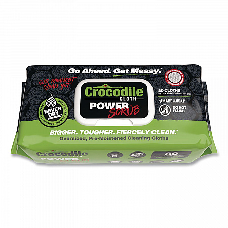 PowerSCRUB Cleaning Cloths, 10 x 15, White, 80/Pack (6500080)