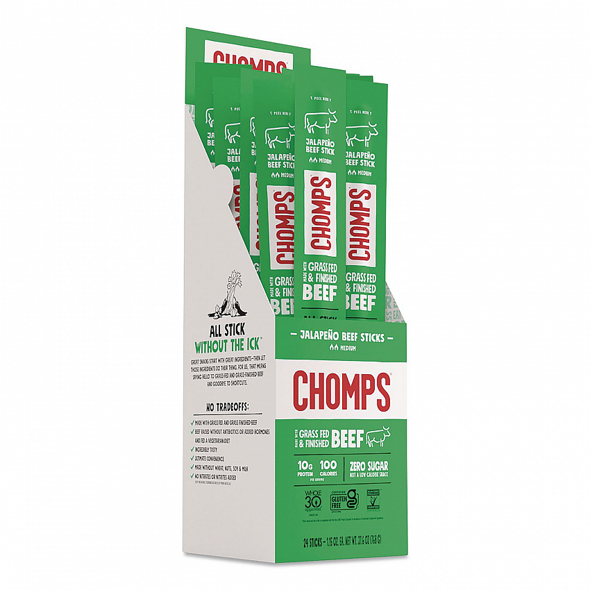 Jalepeno Beef Meat Stick, 1.15 oz Stick, 24/Box (ZHO00425)