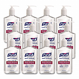 Prime Defense Advanced 85% Alcohol Gel Hand Sanitizer, 12 oz Pump Bottle, Clean Scent, 12/Carton (369912CT)