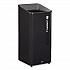 Sustain Decorative Refuse with Recycling Lid, 23 gal, Metal/Plastic, Black (2078988)