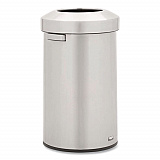 Refine Series Waste Receptacle, 23 gal, Plastic/Stainless Steel (2147584)