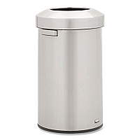 Refine Series Waste Receptacle, 23 gal, Plastic/Stainless Steel (2147584)