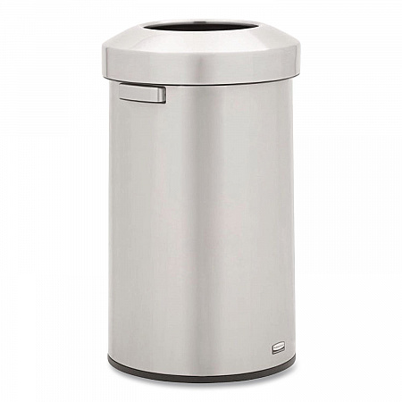Refine Series Waste Receptacle, 23 gal, Plastic/Stainless Steel (2147584)