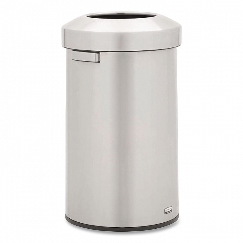 Refine Series Waste Receptacle, 23 gal, Plastic/Stainless Steel (2147584)