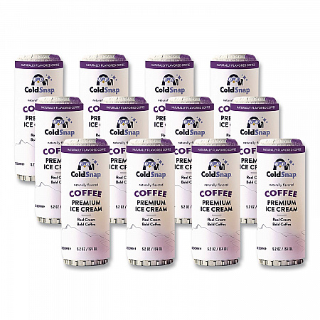 Ice Cream Pod, Coffee, 5.2 oz Single Serve Pod for ColdSnap Machine, 12/Carton (600089)