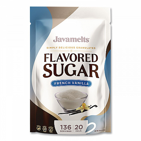 Flavored Sugar, French Vanilla, 1.5 lb Bag (JMT55382)