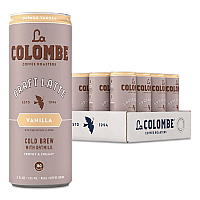 Draft Latte Cold Brew, Vanilla Latte with Oat Milk, 11 oz Can, 12/Carton (LCT00521)