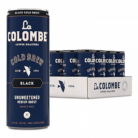 Cold Brew Coffee, Black, 11 oz Can, 12/Carton (LCT00535)