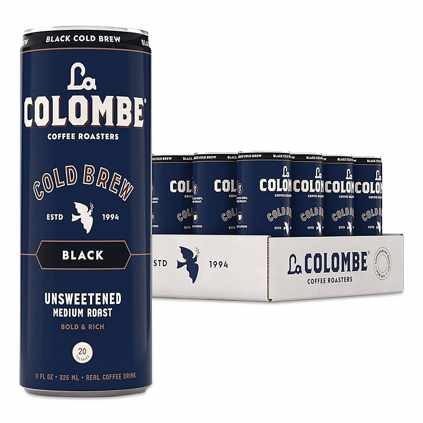 Cold Brew Coffee, Black, 11 oz Can, 12/Carton (LCT00535)