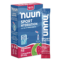 Sport Hydration Electrolyte Powder Drink Mix, Strawberry Kiwi, 0.19 oz Stick, 10/Box (02394)