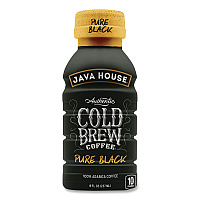 Cold Brew Coffee, Pure Black, 8 oz Bottle, 24/Carton (HFP01781)