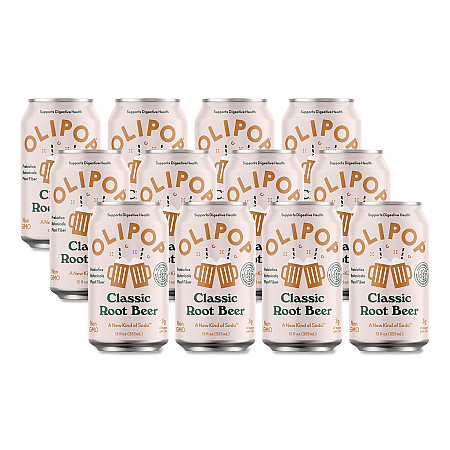 Prebiotic Soda, Root Beer, 12 oz Can, 12/Carton (ICO70288)