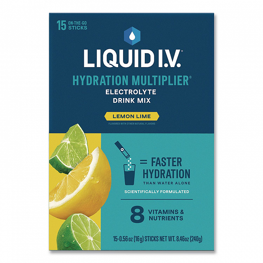 Hydration Multiplier, Lemon-Lime, 0.56 oz Stick, 15/Pack (EHC47494)