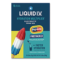Hydration Multiplier, Popsicle Firecracker, 0.56 oz Stick, 15/Pack (EHC97102)
