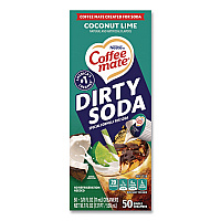 Dirty Soda Coconut Lime Dairy-Free Liquid Creamer, 0.38 oz Mini Cup, 50/Box (33540)