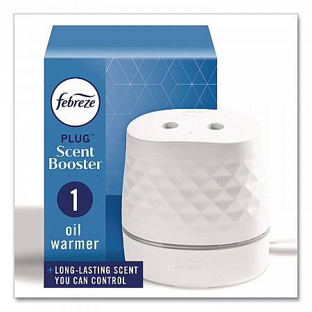 Plug Scent Booster Oil Diffuser, 4.44 x 5.43 x 4.25, White (14637)