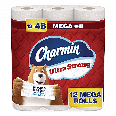 Ultra Strong Bathroom Tissue, Septic Safe, 2-Ply, White, 220 Sheets/Roll, 12 Rolls/Pack (32173)