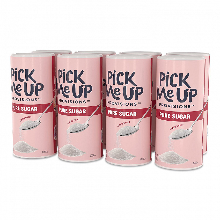 Pure Sugar, 22 oz Canister, 8/Pack (PM62430)