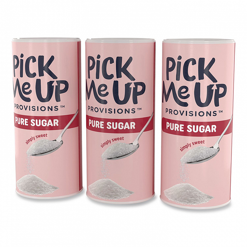 Pure Sugar, 20 oz Canister, 3/Pack (PM62433)