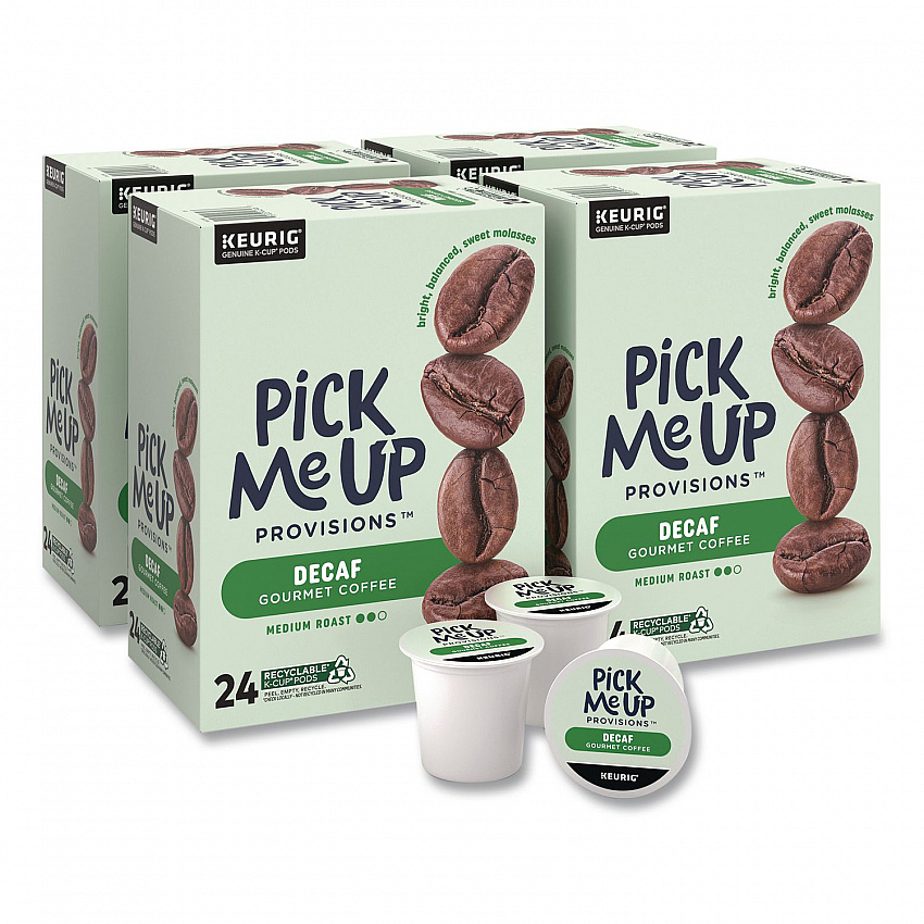 Decaf Coffee K-Cups, Medium Roast, 96/Carton (PM62435CT)