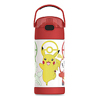 FUNtainer Pokemon Stainless Steel Vacuum Insulated Water Bottle, 12 oz, Multicolor (F4105PM6M)