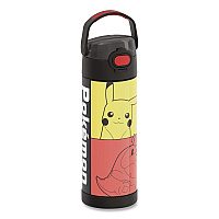 FUNtainer Pokemon Stainless Steel Vacuum Insulated Water Bottle, 16 oz, Multicolor (F42105PM6M)