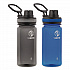 Tritan Plastic Water Bottle, 18 oz, 1 Royal Bottle, 1 Black Bottle, 2/Pack (51464)