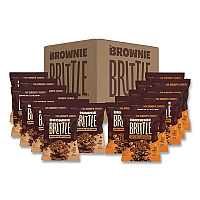 Crunchy Brownie Snack Variety Pack, Chocolate Chip and Salted Caramel, 2 oz Bag, 20/Carton (KAR01416)