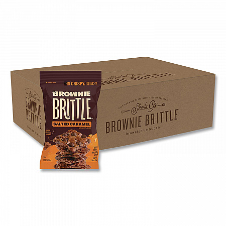 Salted Caramel Brownie Snack, 2 oz Bag, 24/Carton (SGB01132)
