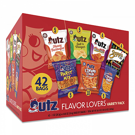 Flavor Lovers Variety Pack, Assorted Flavors, 42/Carton (UQF35231)