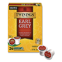 Tea K-Cups, Earl Grey, 0.11 oz K-Cups, 24/Box (85783)