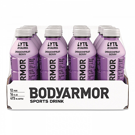LYTE Sports Drink, Dragonfruit Berry, 16 oz Bottle, 12/Pack (411891)