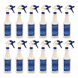 Empty Spray Bottle, 32 oz, Clear, 12/Carton (B3PATMSB12)