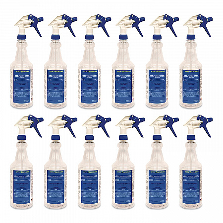 Empty Spray Bottle, 32 oz, Clear, 12/Carton (B3PATMSB12)