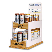 Display Rack, Holds 36 Pods, 9 x 17.25 x 11.25, White/Brown (101993)