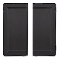 Locking Door Kit, for Rubbermaid Commercial 2202581/2202527/2202585, Resin, Black (2202525)