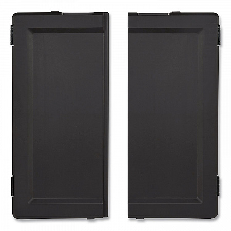 Locking Door Kit, for Rubbermaid Commercial 2202581/2202527/2202585, Resin, Black (2202525)