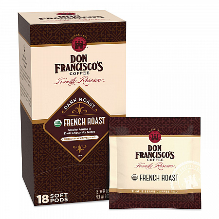 French Roast Soft Pod, 18/Box (FGS14508)