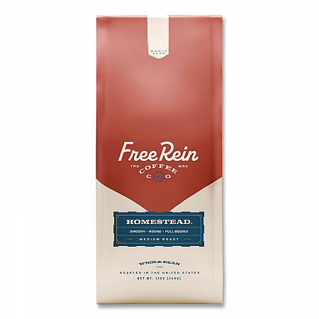Whole Bean Coffee, Homestead, 12 oz Bag (FRE36401)
