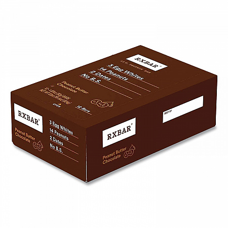 Peanut Butter Chocolate Protein Bars, 1.83 oz Individually Wrapped, 12/Box (CGO00471)