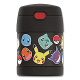 FUNtainer Pokemon Two-Compartment Food Jar, 10 oz, Black/Multicolor (F3103PM6M)