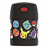 FUNtainer Pokemon Two-Compartment Food Jar, 10 oz, Black/Multicolor (F3103PM6M)