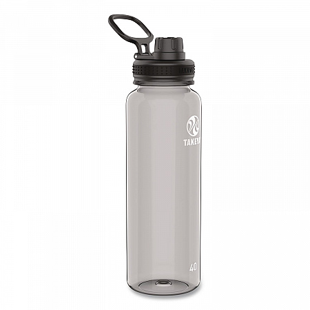 Tritan Plastic Water Bottle, 40 oz, Stormy Black (50412)
