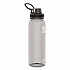 Tritan Plastic Water Bottle, 40 oz, Stormy Black (50412)