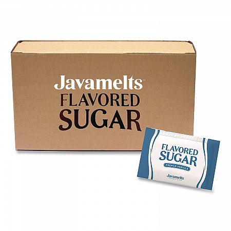 Flavored Sugar, French Vanilla, 0.08 oz Packet, 1,000/Carton (JMT65538)