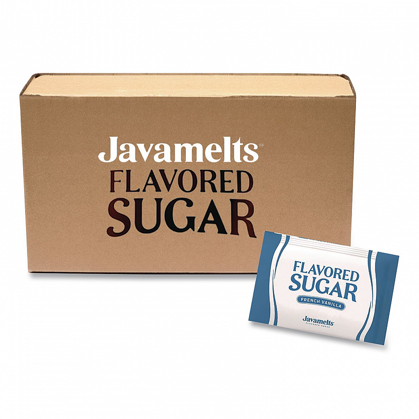 Flavored Sugar, French Vanilla, 0.08 oz Packet, 1,000/Carton (JMT65538)